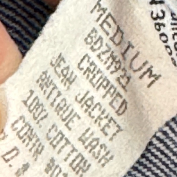 Vintage Calvin Klein Jeans Women's Medium Denim Jean Vest USA Cropped M Med - Picture 5 of 8